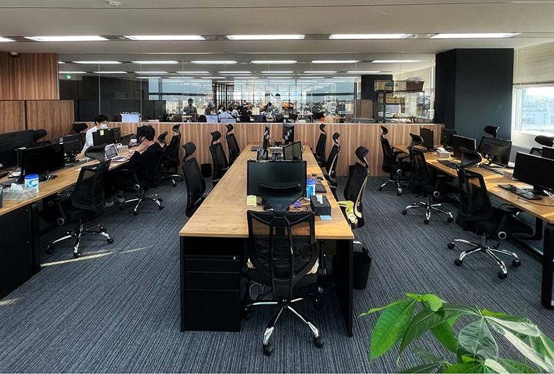 REGATEの横浜オフィスの写真